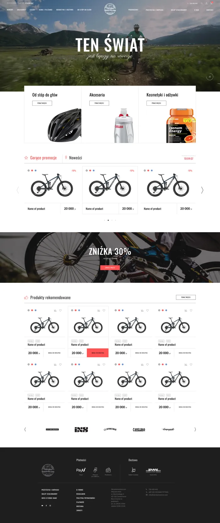 E-commerce for Fabryka Rowerów